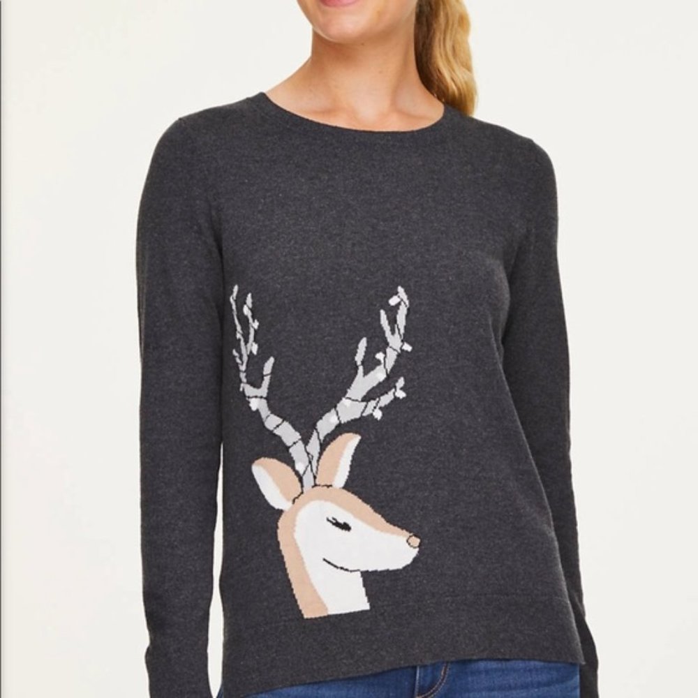 Loft Outlet Reindeer Sweater